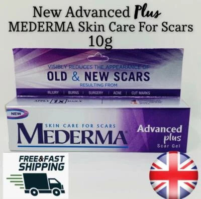 MEDERMA ADVANCED PLUS ACNE SCAR SPOTS REMOVAL GEL CREAM 10g FOR SCARS & MARKS
