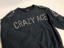 KAPITAL kountry limited crazy ace studs remake crew sweatshirt new S