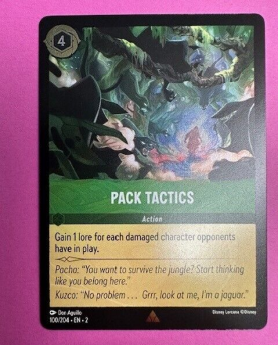 Disney Lorcana Rise of the Floodborn - Pack Tactics 100/204 Rare Cold Foil MINT - Picture 1 of 1