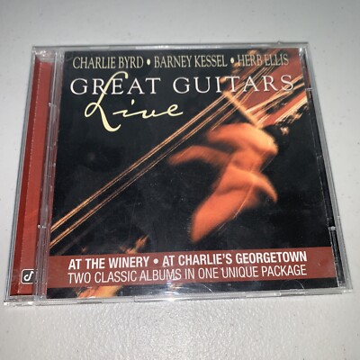 Great Guitars: Live Barney Kessel, Herb Ellis, Charlie Byrd TWO CD, Concord 2001