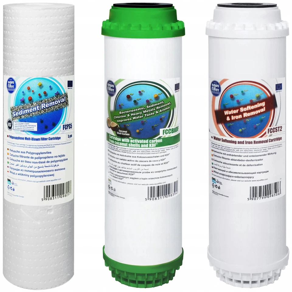 Aquafilter 3 stage under-counter water system filter FP3-K1 water softening - Image 2 of 4