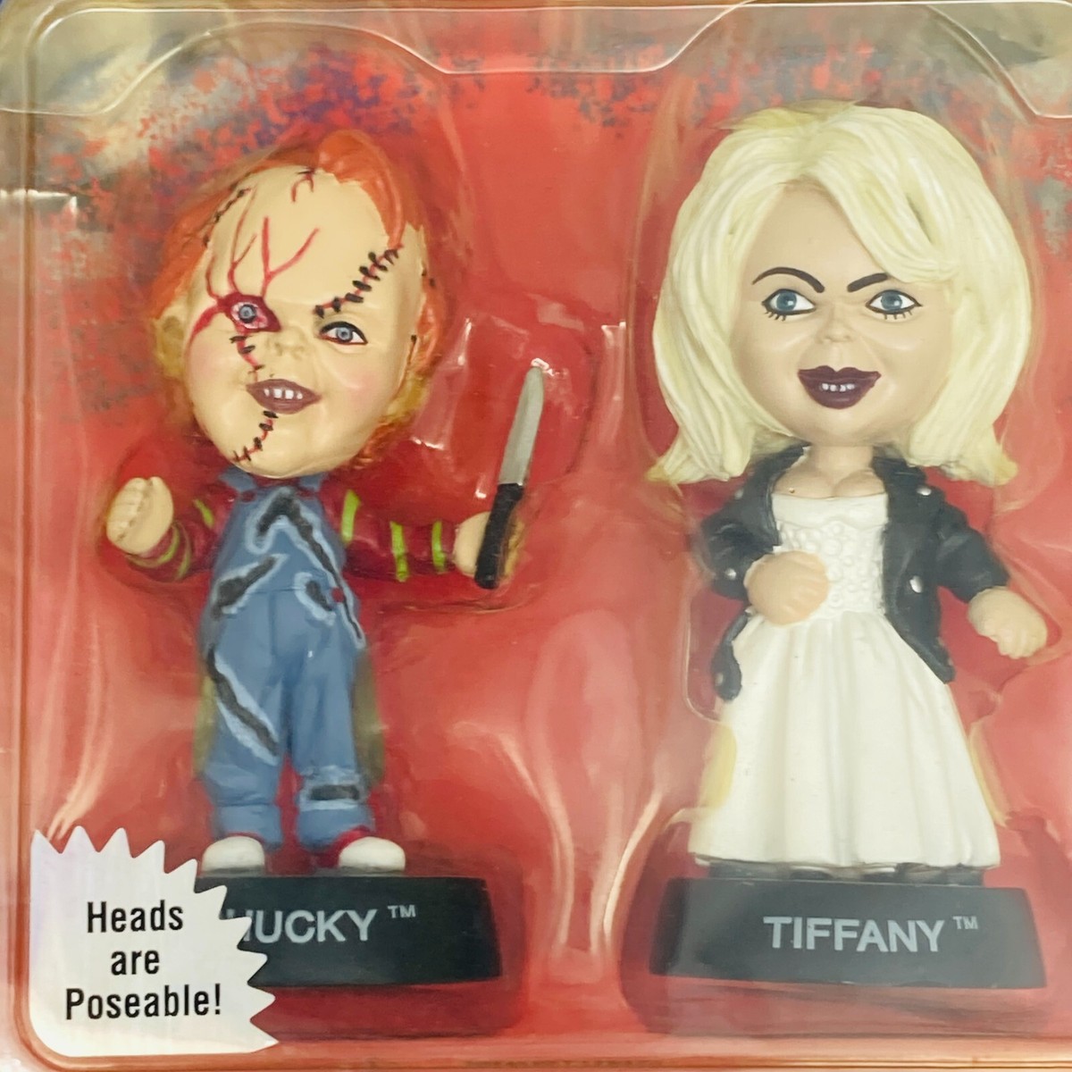 CHILD'S PLAY BRIDE OF CHUCKY & TIFFANY Mini Figure Set Good Guys