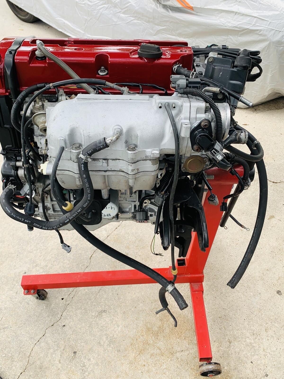 19972001 Honda Prelude 2.2L H22A4 Engine (Red) Powder, Coated Valve