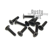 M2 x 8mm, Phillips Wafer Flat Head Screws, Black, Computer, Laptop, Machine