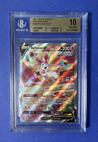 2021 Sword & Shield Evolving Skies Sylveon V #184 BGS 10 PRISTINE