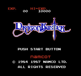 Dragon Buster Namco pre-owned Nintendo Famicom NES Tested