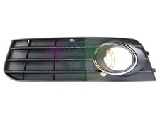 Stossstangengitter loch Schwarz Chrom Links für Audi A4 B8 2007-2011