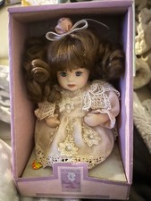 Vintage Hand Crafted Jointed Porcelain Doll Limited Collector  s Edition Boxed