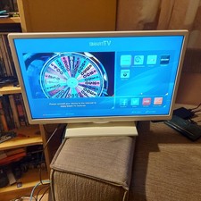 JVC LT-24C661 Smart HD TV 24-inch White LED with Built-In WiFi and Remote