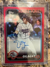 2024 Topps Pro Debut Drew Gilbert Auto Red 10/10 PD-114