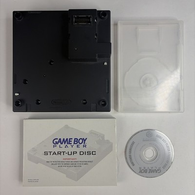 Nice! Nintendo Gamecube Gameboy Player Adapter Sleeve And Start-Up Disc