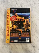 SUPREME WARRIOR Sega CD 32X Complete EXCELLENT CONDITION