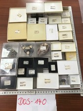 Kleine Sammlung mit Mineralien in Dosen, beschriftet, aus aller Welt (Dos140)