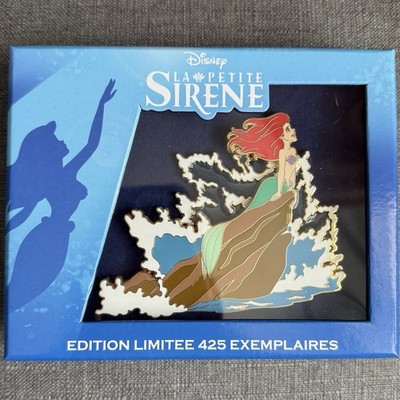 Disneyland Paris DLP Little Mermaid Ariel Petite Sirene LE 425 Jumbo Pin