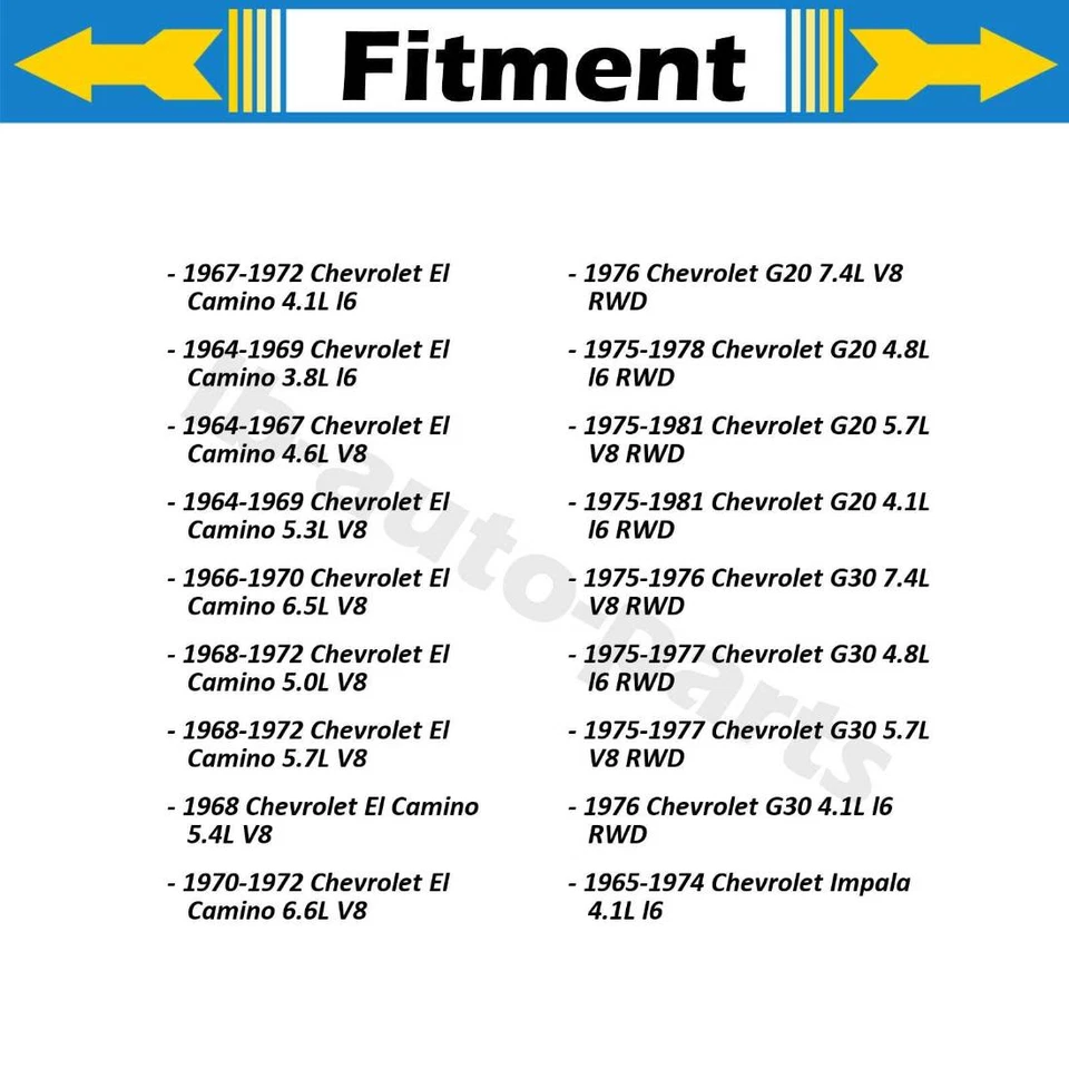 2X juntas dianteiras traseiras em U SKF para Chevrolet Del Ray 1957 1958 - Imagem 2 de 4