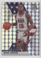 2019-20 Panini Mosaic USA Basketball Silver Prizm Magic Johnson #255 HOF 3j7
