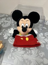 Disney Mickey Mouse Plush Hand Puppet Good Condition-vintage