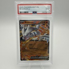 Pokemon Reshiram EX White Flare Holo Card 20/86
