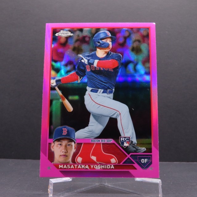 Masataka Yoshida - 2023 Topps Chrome Pink Refractor - #167
