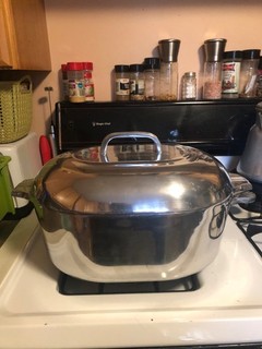 Wagner Ware Magnalite 4265 P Oval Roaster with Lid and Trivet