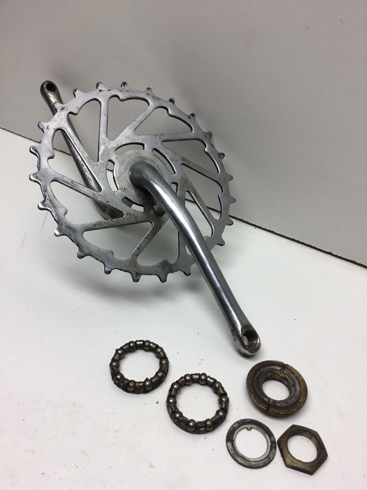 Vintage 1940/50s Roadmaster CWC Bicycle Crankset & Sprocket 