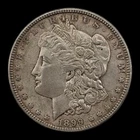 Au 1899 P Morgan Silver Dollar Us Coin Philadelphia Mint Au Better Date