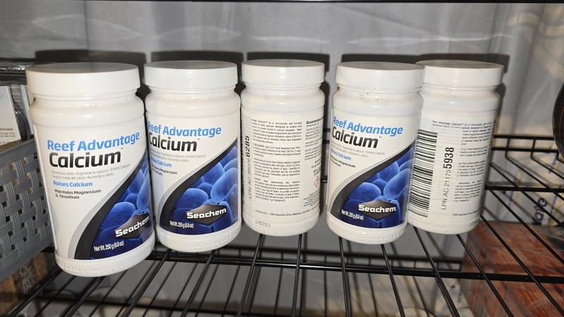5x Seachem Reef Advantage Calcium Saltwater Coral Reef Aquarium Supplement 250g