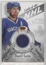2013 Panini Crown Royale Lords of the NHL Materials Daniel Sedin #L-DS HOF 0l2