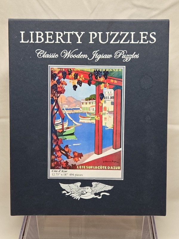 Liberty Puzzles Laser Cut Wood Jigsaw Cote D'Azure - 494 Pieces NIB! Awesome!!