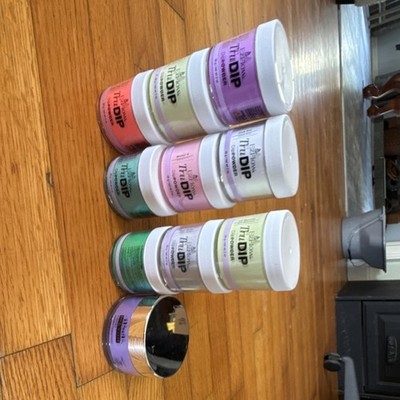 EzFlow TruDIP Dip Powder Pink Green Purple White Silver 2oz