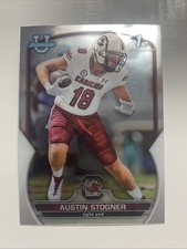 Austin Stogner 1st Rookie RC 2022 Bowman Chrome U University Card #84 Sooners . rookie card picture