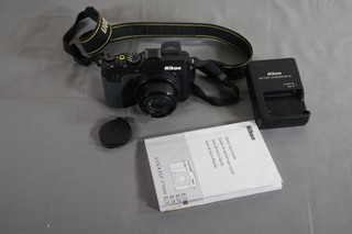 Nikon COOLPIX P7800 12.2MP Black Digital Camera w/ Charger Flip Screen Tested