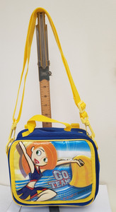 Rare Kim Possible Cheerleader Lunch Bag Box Soft Vinyl Vintage Disney