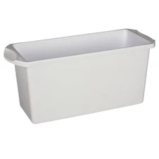Ice Bucket Bin Storage Cube Freezer Stacking Tray White Container Holder White
