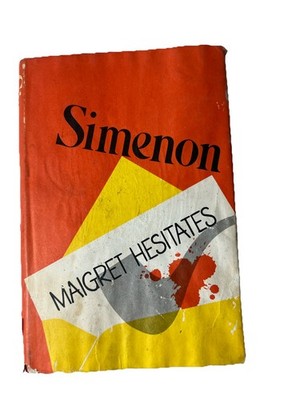 1970 Vintage Mystery Novel  Maigret Hesitates  Dust Jacket