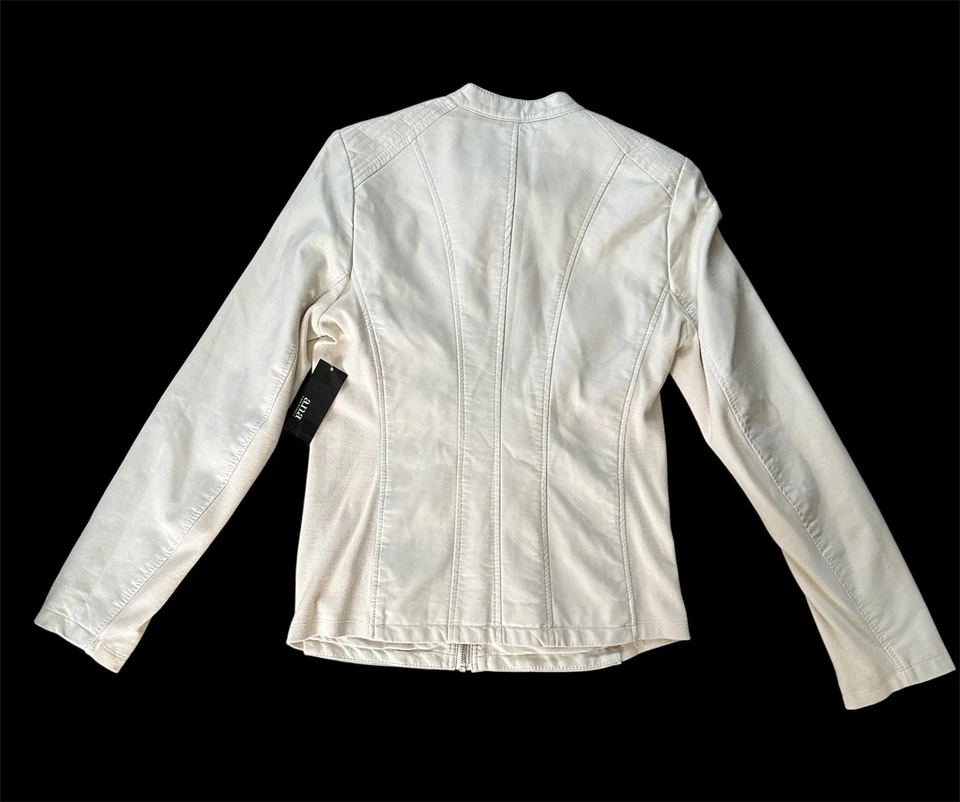 Женская куртка ANA A New Approach из искусственной кожи на молнии с карманами размер S - Изображение 2 из 4