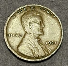 1921-P Lincoln Wheat Cent ~ VG