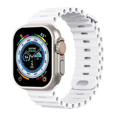 Silicone Ocean Loop Band Strap For Apple watch 11 10 9 8 Ultra SE 6 7 38-49mm
