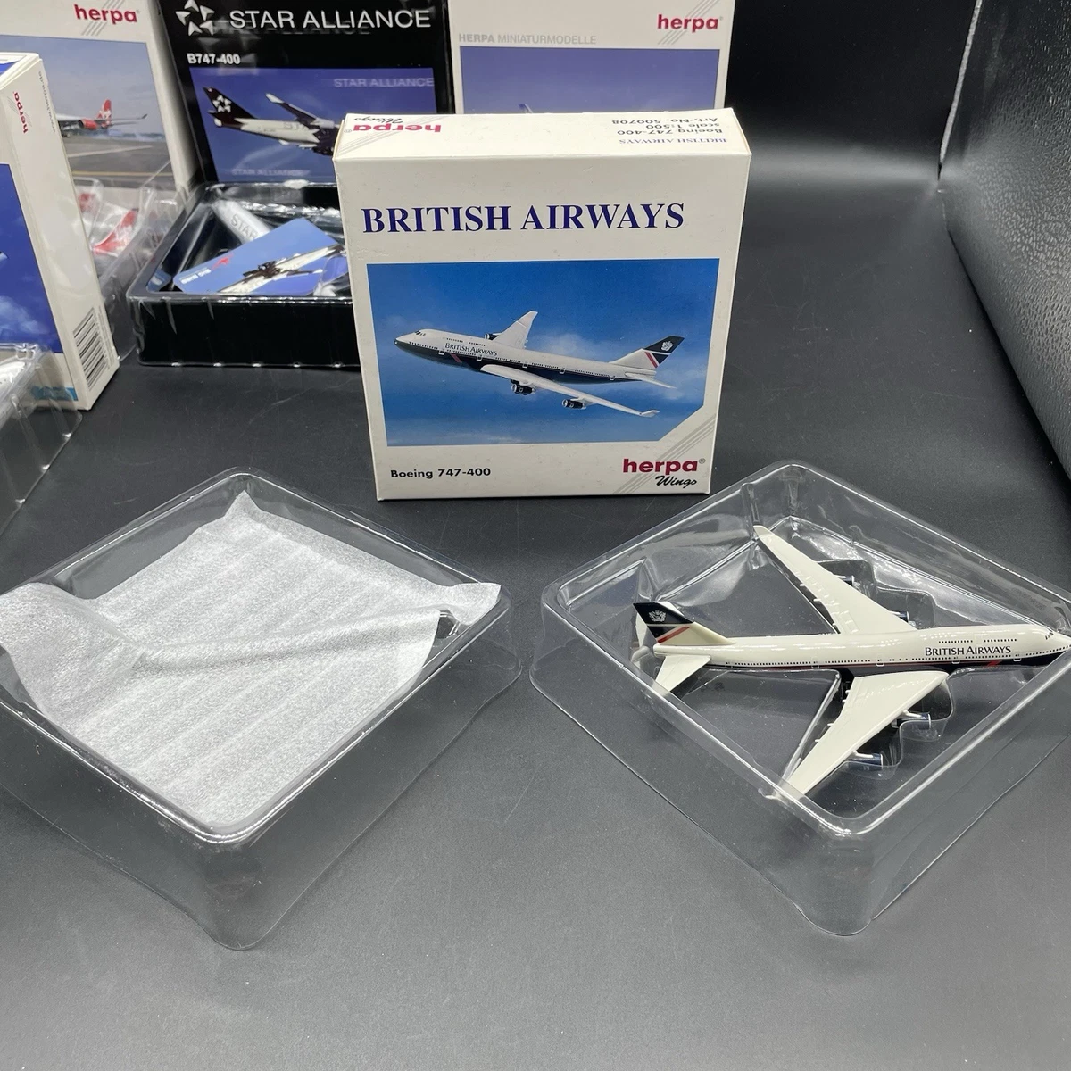 Preços baixos em Herpa Boeing 747 Diecast Aviões Comerciais | eBay