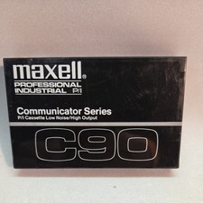 New - Maxell Professional Industrial Communicator Series C90 Cassettes