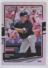 2020 Panini Donruss Season Stat Line 56/303 Keston Hiura #184 0m0g