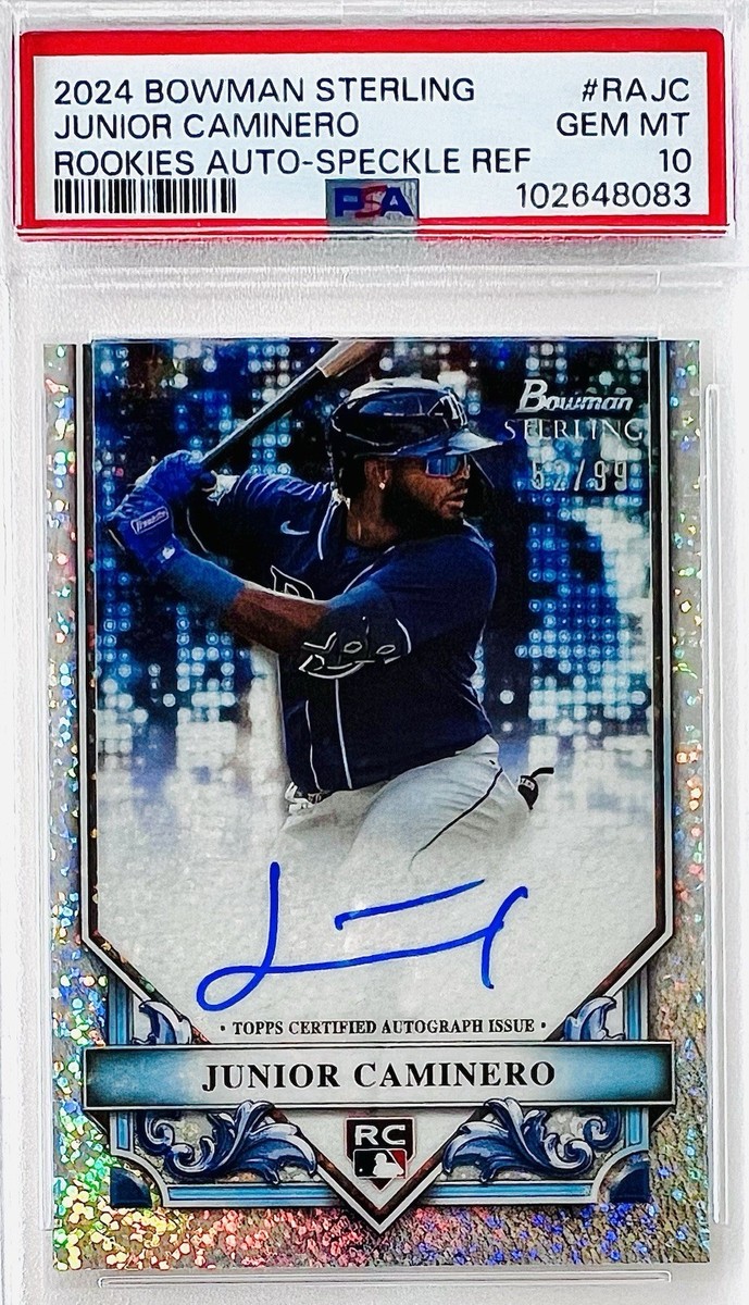 2024 Bowman Sterling - Rookies Autographs Junior Caminero #RA-JC 
