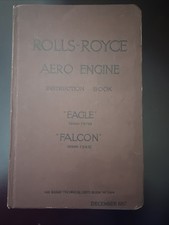 1917 Rolls Royce Aero Engine Instruction Book Eagle Falcon Series Raf Wwi