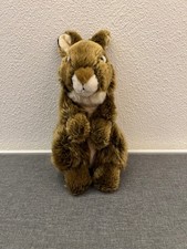 WWF Hase Kaninchen Feldhase ❤️ Kuscheltier Stofftier Plüschtier braun ca. 25cm