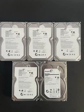 Lot of 5 Seagate Barracuda 2TB HDD 7200RPM 3.5” SATA / 6XW1C1J / Hard Drive