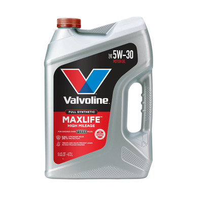 Valvoline MaxLife Full Synthetic High Mileage 5W-30 Motor Oil 5 Quart