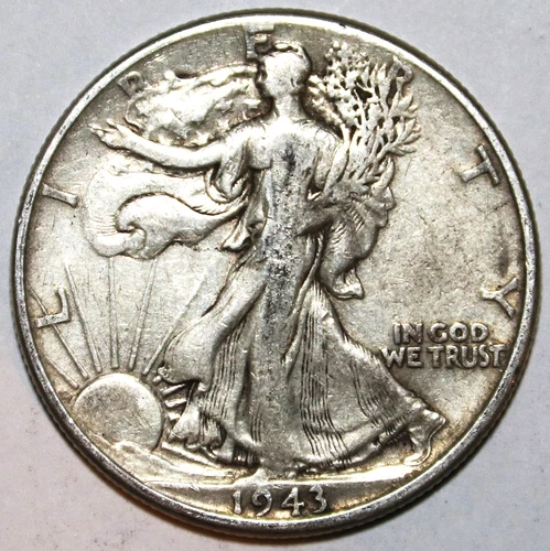 1943-P Walking Liberty Half Dollar - Extra Fine - #0396E