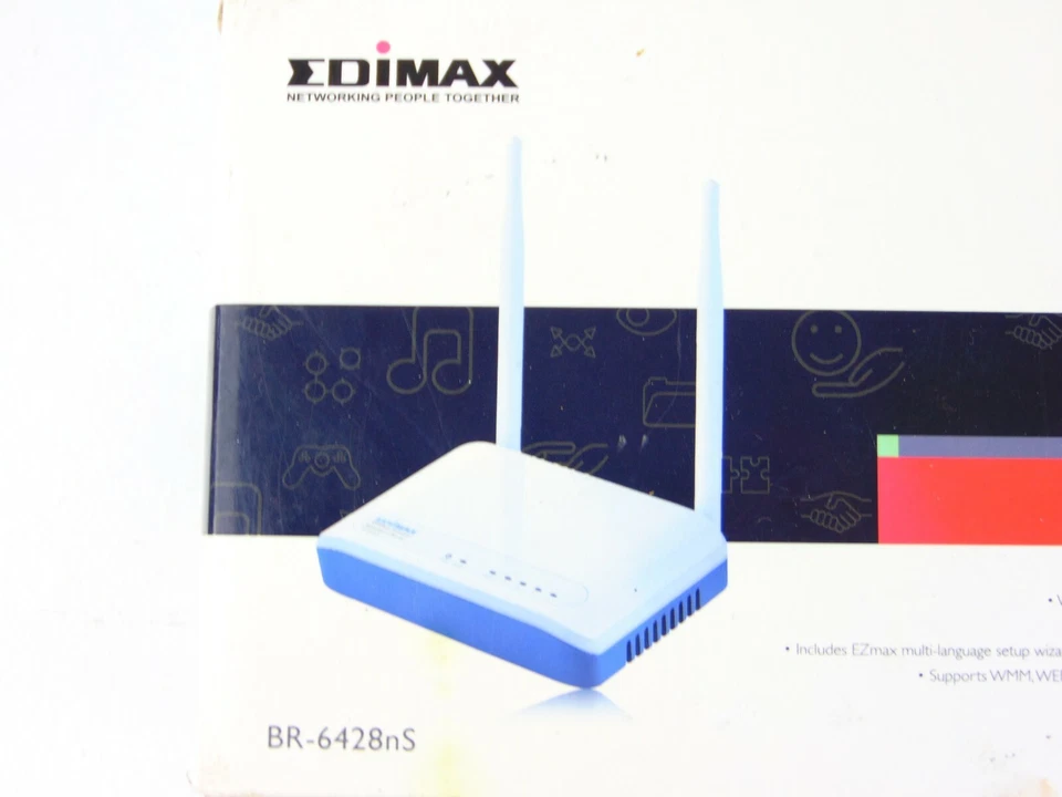 Router de banda ancha inalámbrico Edimax BR-6428NS 300 Mbps Foto 2 de 4
