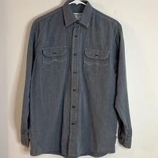 Wrangler Jeans Co. Dress Shirt Men s Size M Long Sleeve Western Shirt