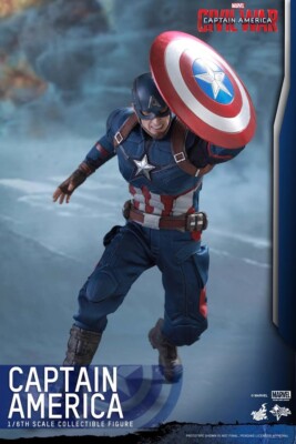 最安値ホットトイズCAPTAINAMERICA CIVIL WARフィギュア Hot Toys Marvel Captain America Civil War 12 in Action